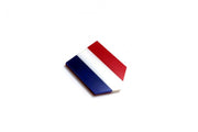 Car emblem badge with flag of France Country Flag Emblems decoinfabric