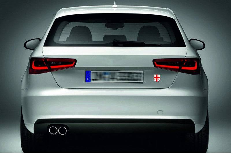 Georgia tailgate trunk rear emblem with Georgia logo Custom Rear Emblem decoinfabric