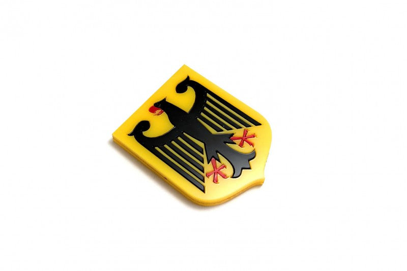 Car emblem badge with flag of Germany (type 2) Country Flag Emblems decoinfabric