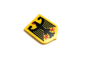 Car emblem badge with flag of Germany (type 2) Country Flag Emblems decoinfabric