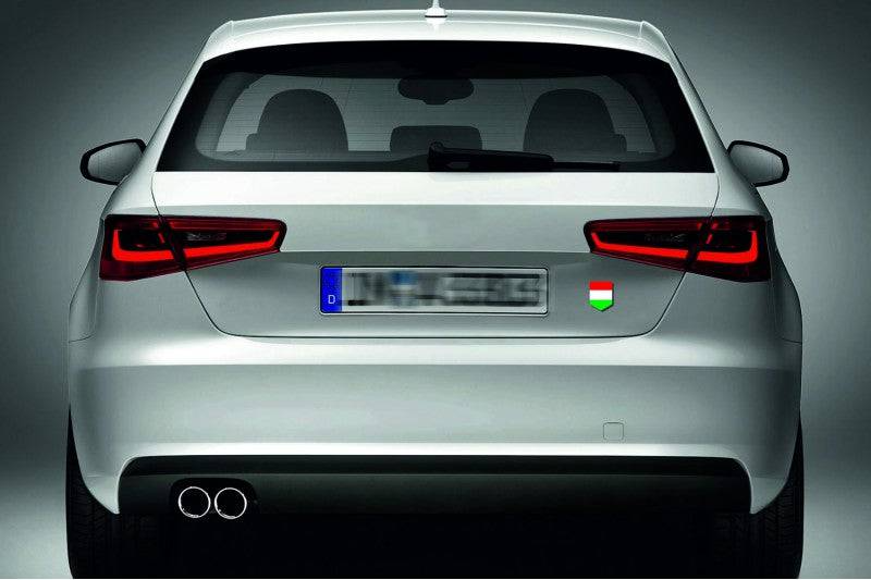 Hungary tailgate trunk rear emblem with Hungary logo Custom Rear Emblem decoinfabric
