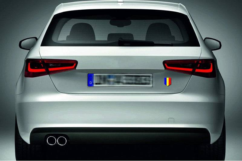Romania tailgate trunk rear emblem with Romania logo Custom Rear Emblem decoinfabric