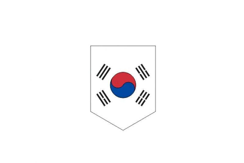 South Korea tailgate trunk rear emblem with South Korea logo Custom Rear Emblem decoinfabric