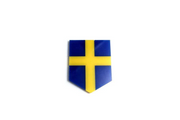 Radiator grille emblem with Sweden logo Custom design emblems decoinfabric