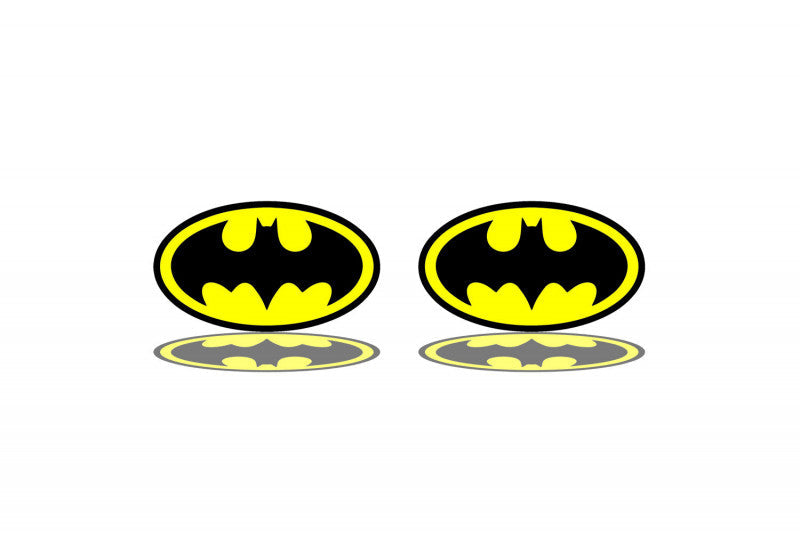 Car emblem badge for fenders with Batman logo Custom design emblems decoinfabric