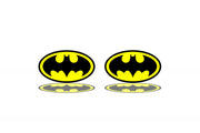 Car emblem badge for fenders with Batman logo Custom design emblems decoinfabric
