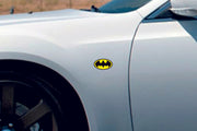 Car emblem badge for fenders with Batman logo Custom design emblems decoinfabric