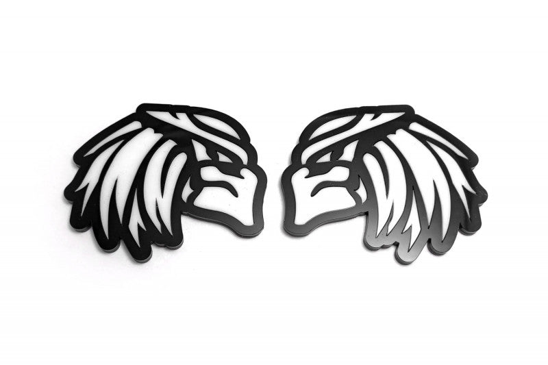 Car emblem badge for fenders with logo Predator Custom design emblems decoinfabric