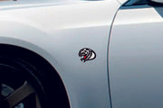 Car emblem badge for fenders with Snake logo Custom design emblems decoinfabric