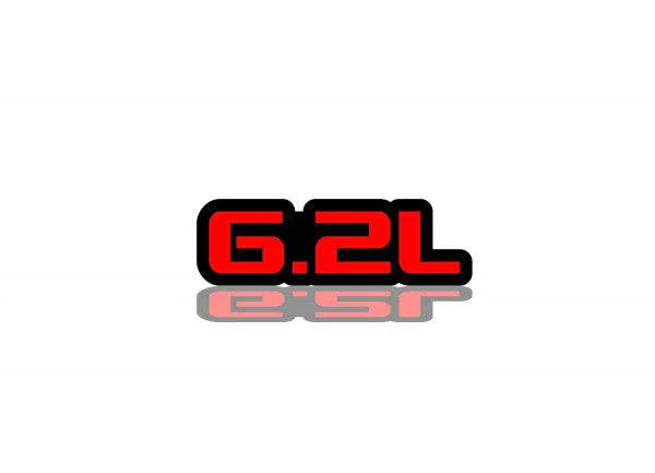 6.2L tailgate trunk rear emblem with 6.2L logo Custom Rear Emblem decoinfabric