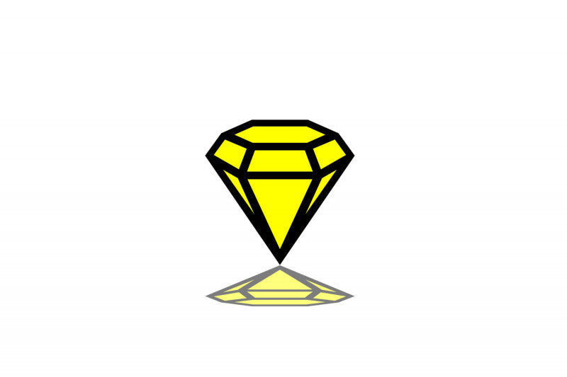 Radiator grille emblem with Diamant logo - decoinfabric