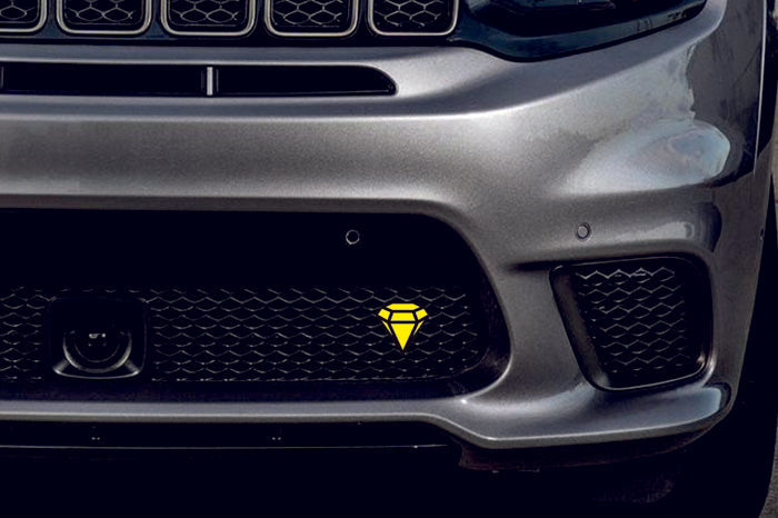 Radiator grille emblem with Diamant logo Custom design emblems decoinfabric