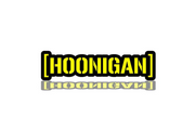 Dodge Challenger trunk rear emblem between tail lights with Hoonigan logo Dodge emblems decoinfabric BLACK YELLOW