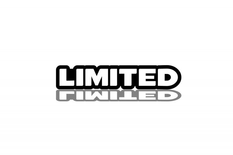 Radiator grille emblem with Limited logo Custom design emblems decoinfabric