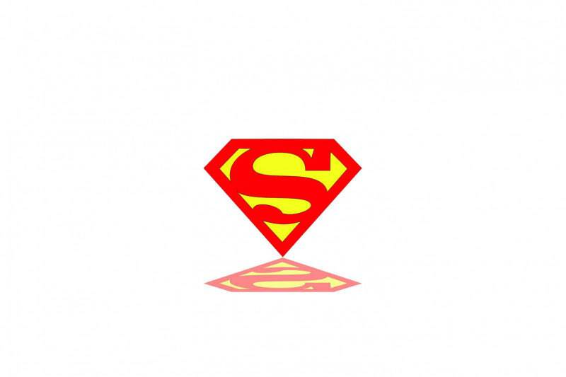 Superman tailgate trunk rear emblem with Superman logo Custom Rear Emblem decoinfabric