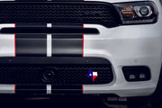 Radiator grille emblem with Texas logo Custom design emblems decoinfabric
