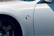 Car emblem badge for fenders with Panda logo Custom design emblems decoinfabric