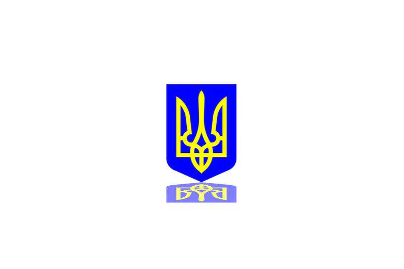 Coat of arms Ukraine tailgate trunk rear emblem with coat of arms Ukraine logo (type 2) Custom Rear Emblem decoinfabric