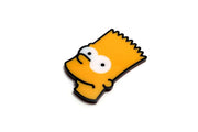 Car emblem badge with logo Bart Simpson Custom design emblems decoinfabric