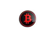 Car emblem badge with logo Bitcoin Custom design emblems decoinfabric