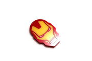 Car emblem badge with logo Iron Man Custom design emblems decoinfabric