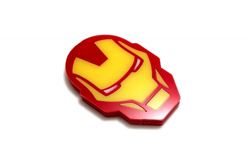 Car emblem badge with logo Iron Man - decoinfabric