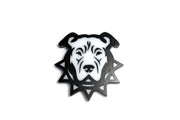Car emblem badge with logo Pitbull Custom design emblems decoinfabric