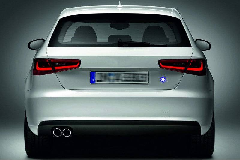 Star of David tailgate trunk rear emblem with Star of David logo Custom Rear Emblem decoinfabric