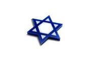 Car emblem badge with logo Star of David Custom design emblems decoinfabric