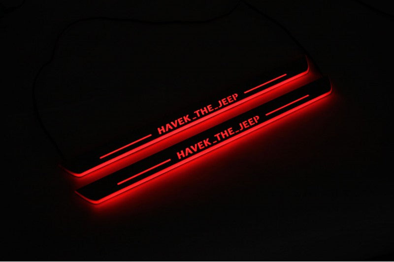 Custom Car Lights Door Custom Led Door Sills opdesign