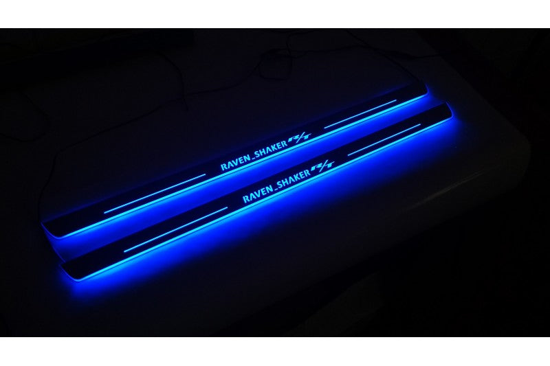 Custom Illuminated Car Door Lights Custom Led Door Sills opdesign