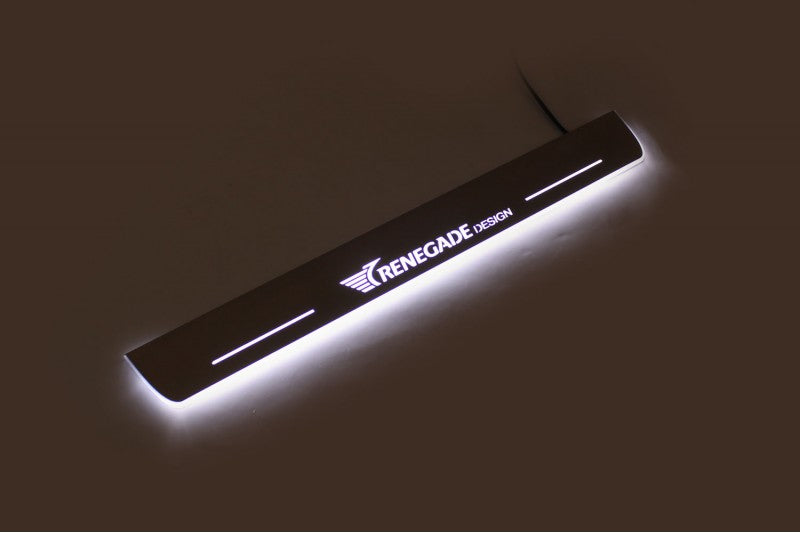 Custom Illuminated Car Door Lights Custom Led Door Sills opdesign