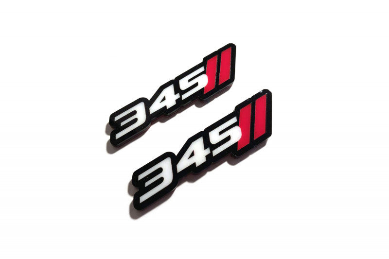 DODGE emblem for fenders with 345 + Dodge logo Dodge emblems decoinfabric