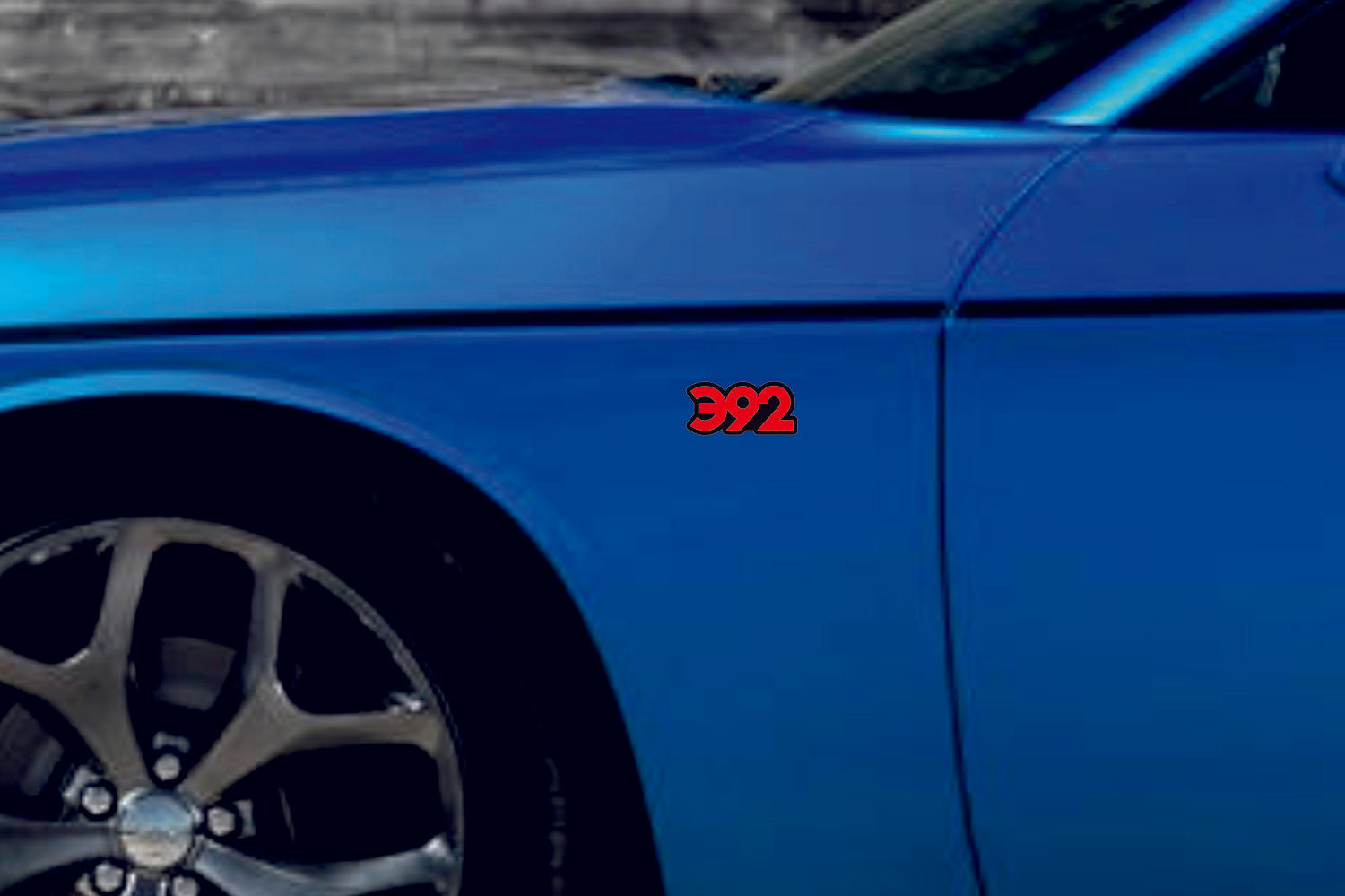 Dodge emblem for fenders with 392 logo (type 2) Dodge emblems decoinfabric