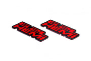 DODGE emblem for fenders with 6.2L Hemi logo Dodge emblems decoinfabric