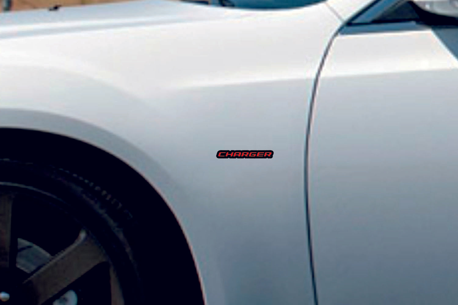 DODGE emblem for fenders with Dodge Charger logo Dodge emblems decoinfabric