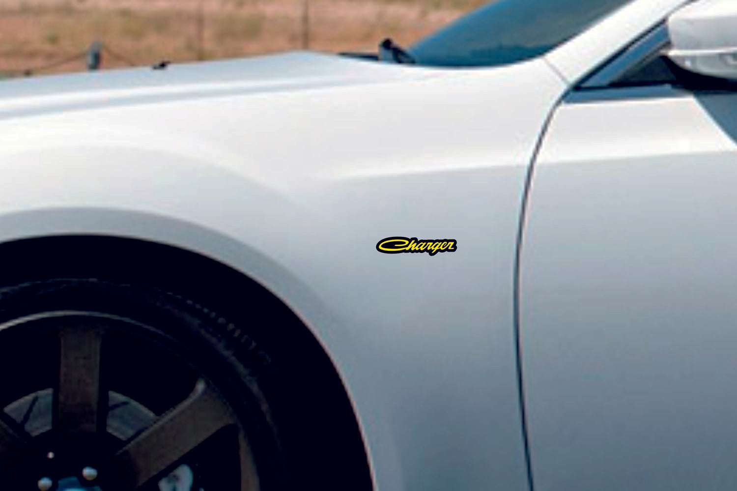 DODGE emblem for fenders with Dodge Charger old logo Dodge emblems decoinfabric