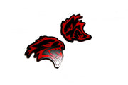 DODGE emblem for fenders with Hellcat logo (Type 4) Dodge emblems decoinfabric