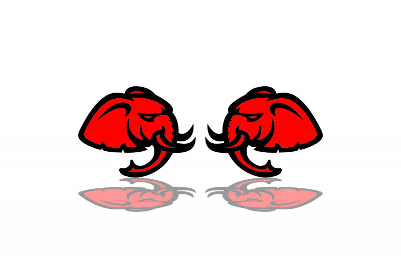 DODGE emblem for fenders with Hellephant logo - decoinfabric