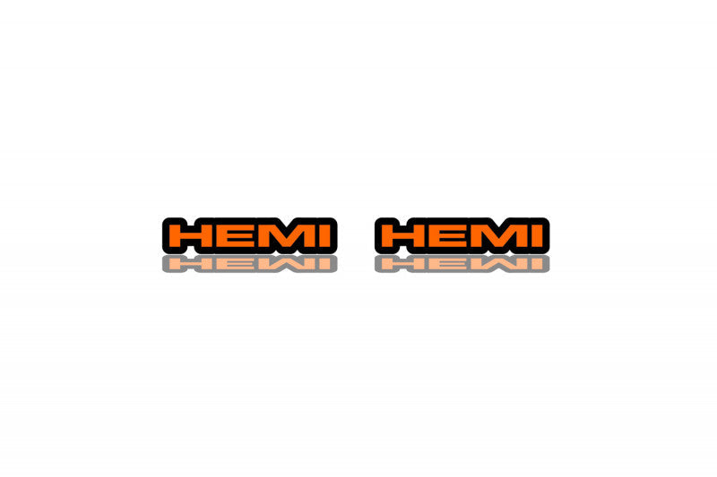 DODGE emblem for fenders with HEMI logo (type 2) - decoinfabric