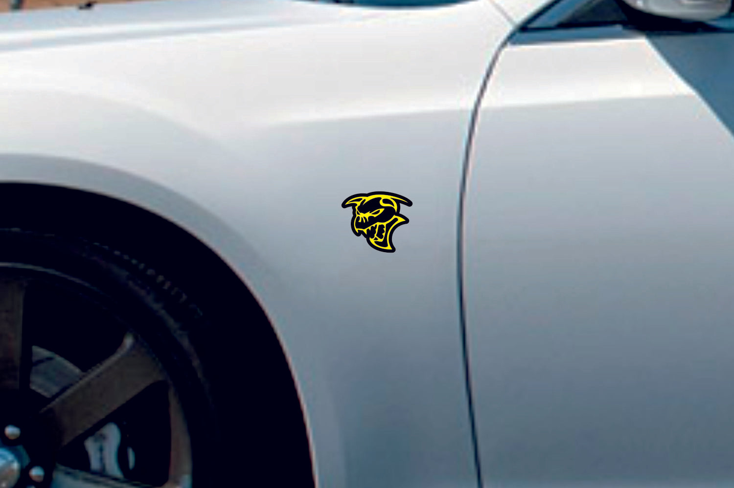 Emblème de calandre DODGE avec logo Hellcat