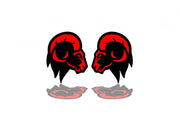 Dodge Emblem & Badges set with Ram Head logo Dodge emblems decoinfabric