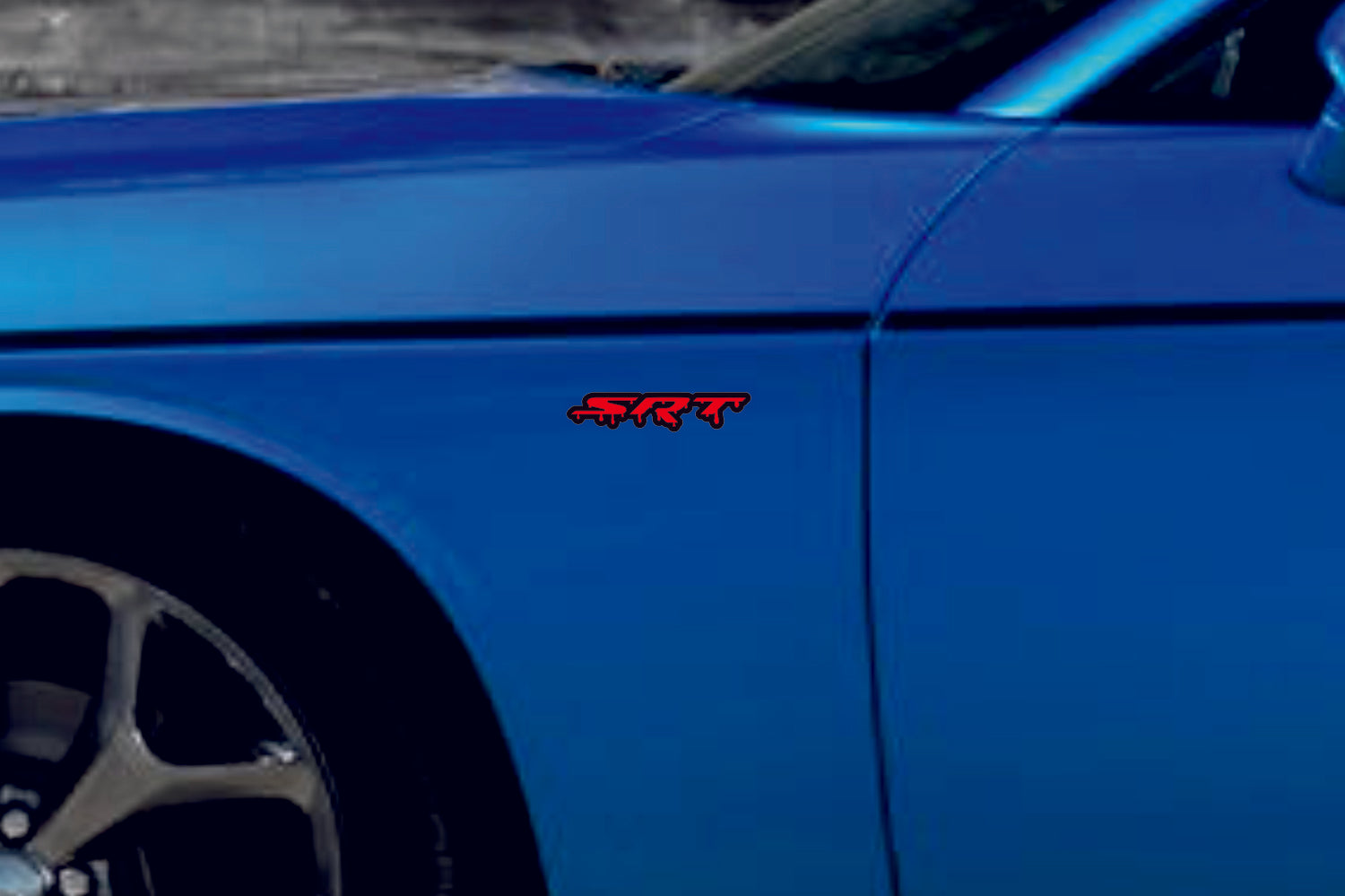 Dodge Emblem & Badges set with SRT Blood logo