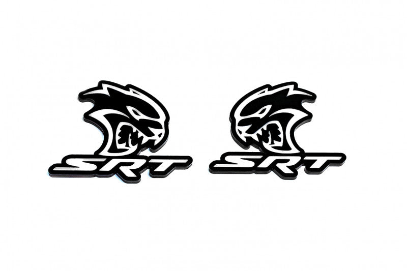 DODGE emblem for fenders with SRT Hellcat logo (type 4) - decoinfabric