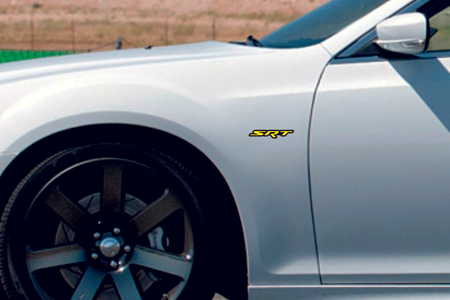 DODGE emblem for fenders with SRT logo Dodge emblems decoinfabric
