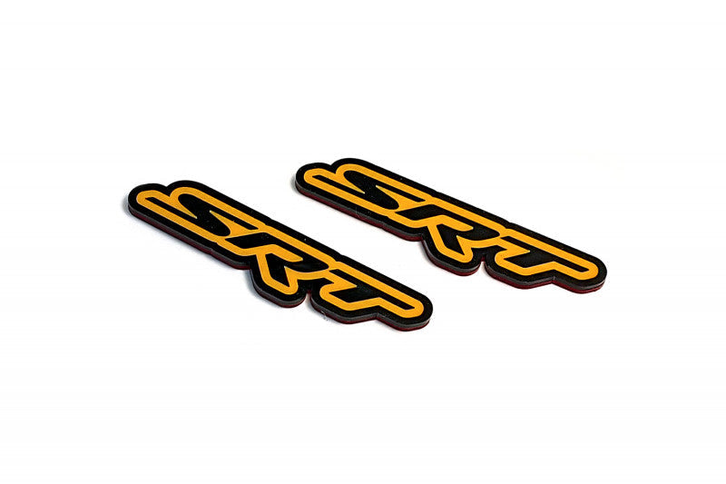 DODGE emblem for fenders with SRT logo (Type 2) Dodge emblems decoinfabric