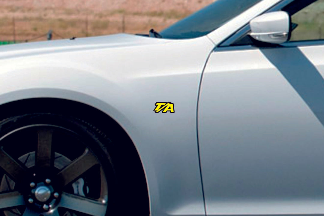 DODGE emblem for fenders with T/A logo Dodge emblems decoinfabric