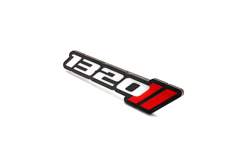 Dodge Radiator grille emblem with 1320 + Dodge logo Dodge emblems decoinfabric
