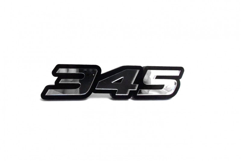 DODGE Radiator grille emblem with 345 logo - decoinfabric