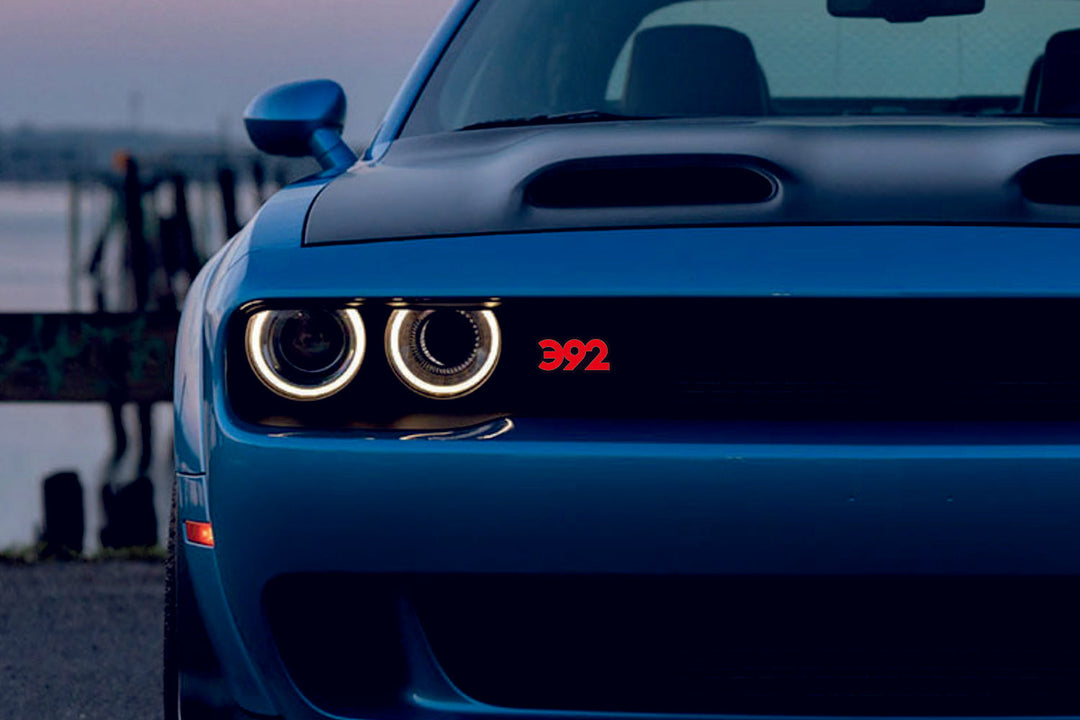 Dodge Emblem & Badges set with 392 logo (Type 2) Dodge emblems decoinfabric